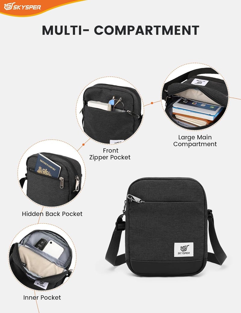 SKYSPER Small Anti Theft Crossbody Bag RFID MIni Sling Bag Travel Purse Small Shoulder Bag - Image 5